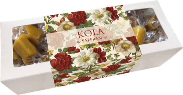 Kola, ca 200 g/ask, 17x6 cm.